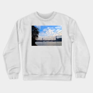 Chelsea Bridge Battersea Power Station London Crewneck Sweatshirt